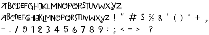 Island of Misfit Toys font