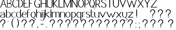 JacksFont font