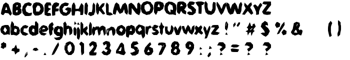 Jaggersaurus font