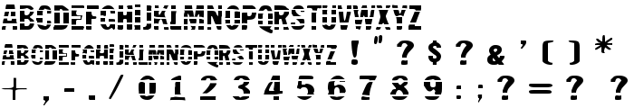 Jailbird font