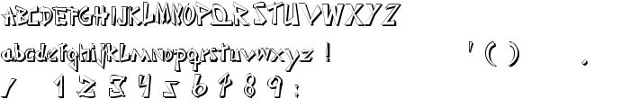 JaponesaShadow font