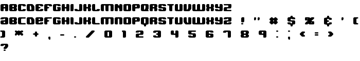 Jawbreaker Hard BRK font