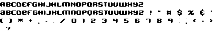 Jawbreaker BRK font