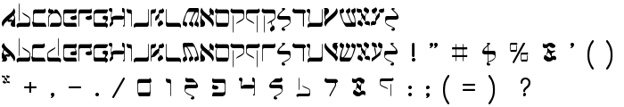 Jerusalem font