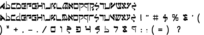 Jerusalem Bold font
