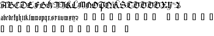 JGJ Dürer Gothic font