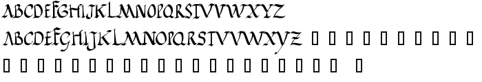 JGJ Roman Rustic font