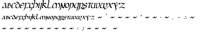 JGJ Uncial Italic font