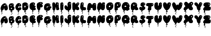 JI Solid Balloon Caps font