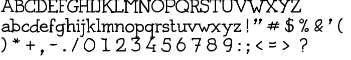 Josschrift Serif font