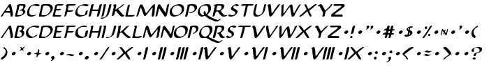 Justinian 2 Italic font