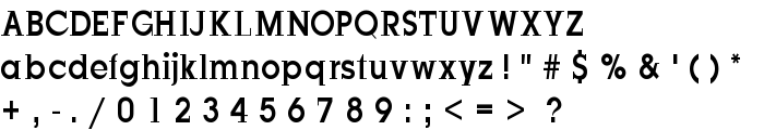 JustOldFashion Condensed font