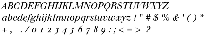 Justus Italic Oldstyle font