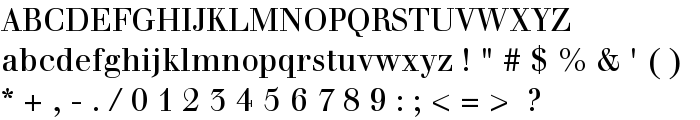 Justus Roman font