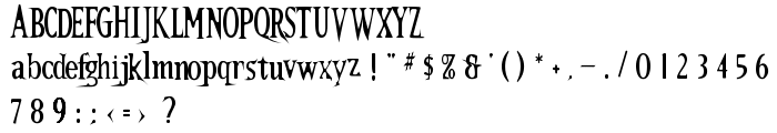 Kallamar font