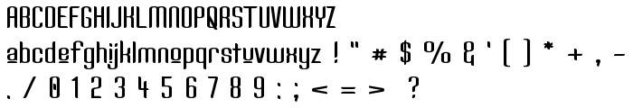 Kandide Upper Wide font