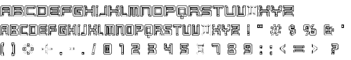 Karnivore Blue font