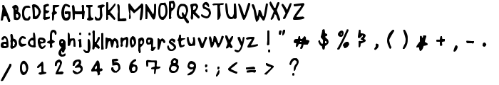 Karz 001 font