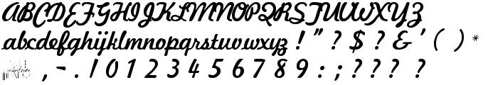 Kavaler Kursive font