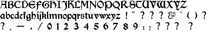 Kelmscott Regular font