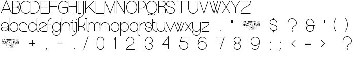 NoLicense KeraterUltraLight font