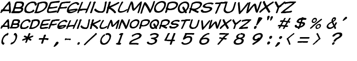 Ki Comic Italic font