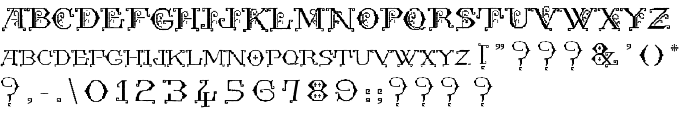 Kingthings Embroidery font