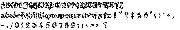 Kingthings Gothique font