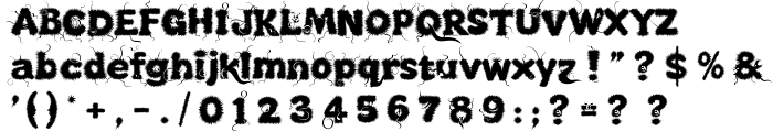 Kingthings Lupineless font