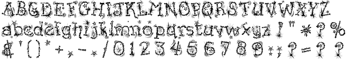 Kingthings Flashbang font