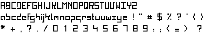 Kinkub flat font