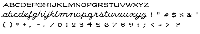 Klee CapScript font