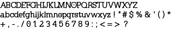 KleinSlabserif-Bold font