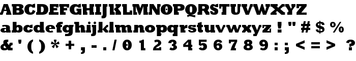 KleinSlabserifBlaxX font