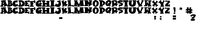 Kleptomaniac font