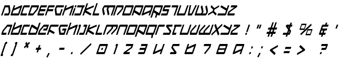 Kobold Condensed Italic font