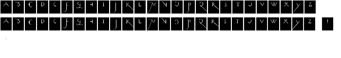 KochsLongCapsSquares font