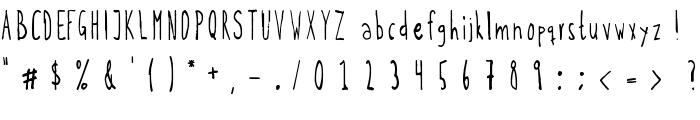 Kohicle25 font