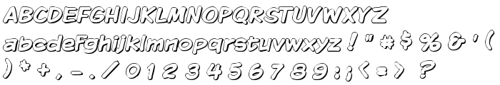 Komika Display - Shadow font