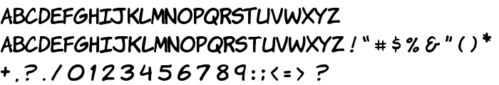 Komika Hand font