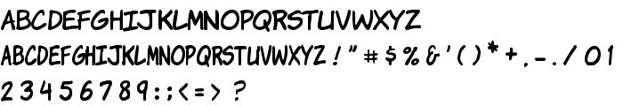 Komika Jam font