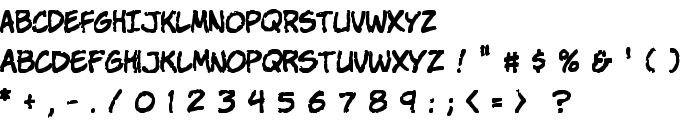 Komika Parch font