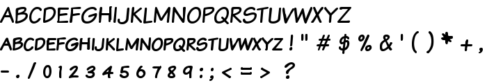 Komika Text Kaps font