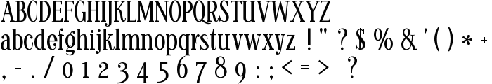 Kontor Display font