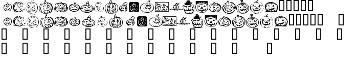 KR Pick A Pumpkin font