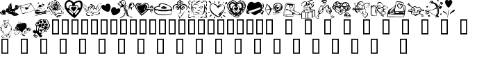 KR Valentine 2003 font