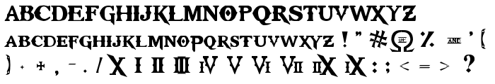 Kratos TrueType - GOD $ WAR font