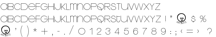 Kravitz font