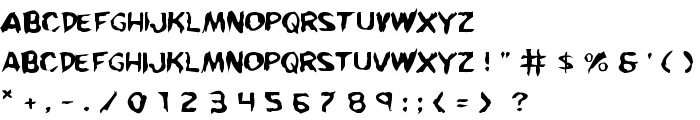 Kreeture Warped font