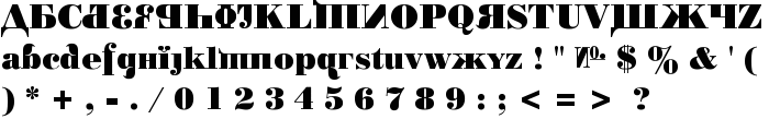 Kremlin Chairman Bold font